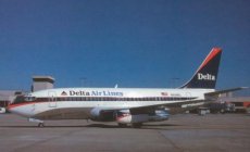 Delta Airlines Boeing 737-200 N334DL postcard