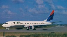 Delta Airlines Boeing 737-800 N3750D postcard