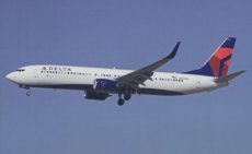 Delta Airlines Boeing 737-900ER N804DN postcard