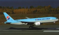 Korean Air Cargo Boeing 777F HL8251 postcard