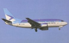 Estonian Air Boeing 737 ES-ABC postcard