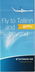 Estonian Air brochure - Fly to Tallinn and beyond - Canadair CRJ