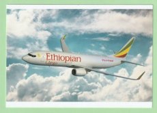 Ethiopian Airlines Cargo Boeing 737-800F - postcard