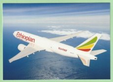 Ethiopian Airlines Cargo Boeing 777F - postcard