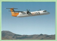 Eznis Airways Dash DHC 8 Q400 - postcard