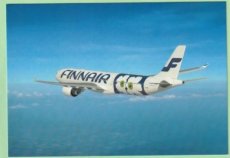 Finnair Airbus A330-300 "Marimekko Unikko cs" - postcard