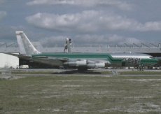 Florida West Airlines Boeing 707 N851MA postcard Florida West Airlines Boeing 707 N851MA postcard