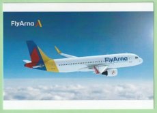 Fly Arna Airbus A320 - postcard