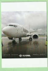 Fly Erbil Boeing 737 - postcard