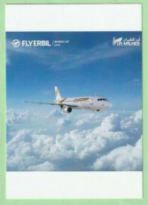 Fly Erbil / UR Airlines Airbus A320 - postcard