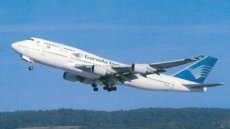 Garuda Indonesia Boeing 747-400 PK-GSI postcard