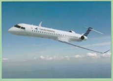 Garuda Indonesia CRJ 1000 - postcard