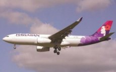 Hawaiian Airlines Airbus A330-200 F-WWKR postcard