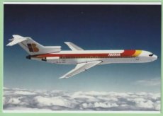 Iberia Boeing 727-200 postcard