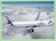 IndiGo Airbus A320neo - postcard