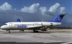 Insel Air Aruba Fokker 70 P4-FKC @ Curacao 2016