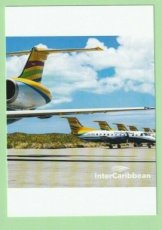 InterCaribbean Airways Embraer 120 & Embraer 145 - postcard