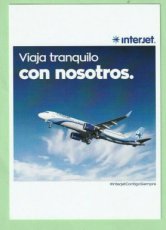 Interjet Airbus A320 - postcard