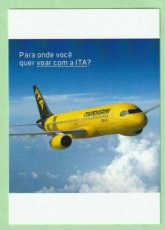 Itapemirim Transportes Aereos Airbus A320 postcard