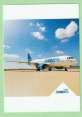 Jazeera Airways Airbus A320 - postcard