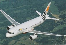 Jetstar Airbus A320 - postcard