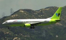 Jin Air Boeing 737-800 HL7567 postcard