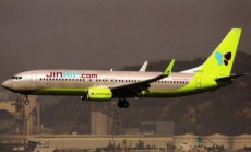 Jin Air Boeing 737-800 HL8012 postcard