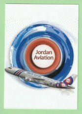 Jordan Aviation Airbus A320 - postcard