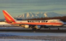 Kalitta Air Boeing 747-400F N403KZ postcard