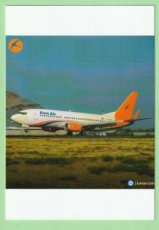 Kam Air Boeing 737 - postcard