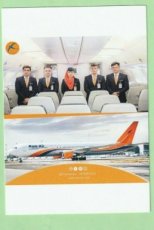 Kam Air Boeing 767 - Crew Stewardess - postcard