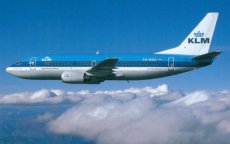 KLM Boeing 737-300 PH-BDA postcard