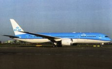 KLM Boeing 787-9 PH-BHA postcard