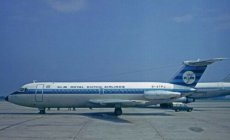 KLM Royal Dutch Airlines BAC 1-11 G-ATPJ postcard