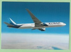 Kuwait Airways Boeing 777-300ER - postcard