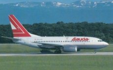 Lauda Air Boeing 737-600 OE-LNM @ Geneva 2000 - postcard