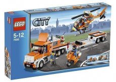 Lego City 7686 - Helicopter Transport Truck - New in Box