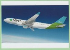 Level Airbus A330-200 - postcard