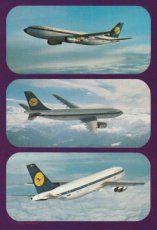 Lufthansa Airbus A300 flying postcard