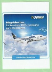 Magnicharters Boeing 737 - postcard