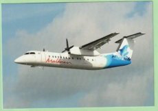 Maldivian Airlines Dash DHC 8 - postcard