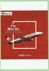 Max Air Boeing 737 - postcard