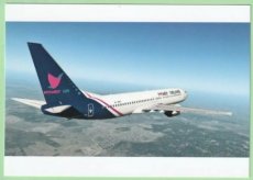 MyWay Airlines Boeing 737 - postcard