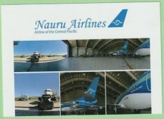 Nauru Airlines Boeing 737 - postcard