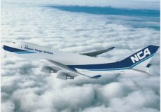 NCA Nippon Cargo Airlines Boeing 747-400F - postcard