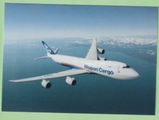 NCA Nippon Cargo Airlines Boeing 747-8F - postcard