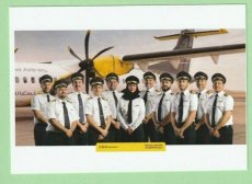 Nesma Airlines ATR-72 - Crew Stewardess - postcard