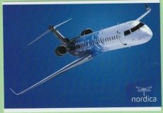 Nordica Canadair CRJ 900 - postcard