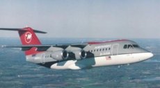 Northwest Airlink / Mesaba Airlines Avro RJ-85 N501XJ postcard