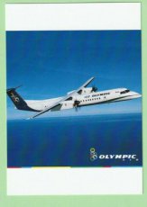 Olympic Air Dash DHC 8 Q400 - postcard